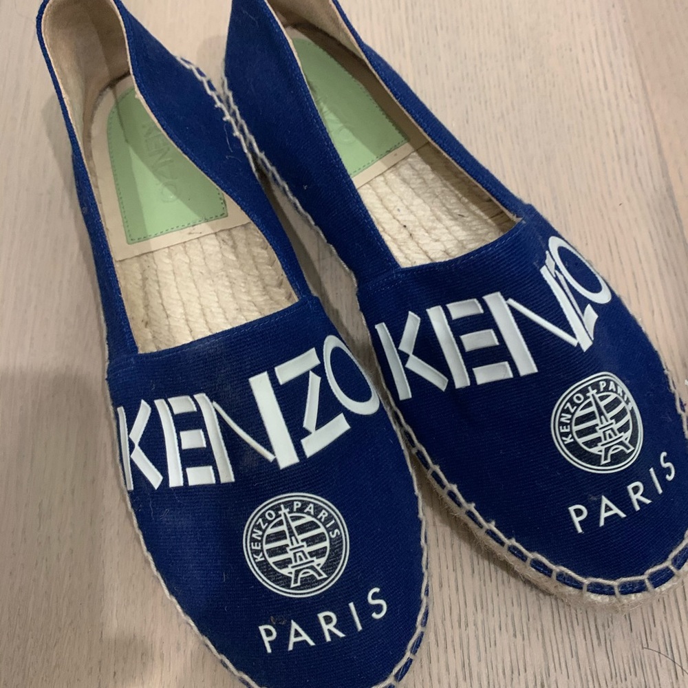Kenzo Blue Espadrilles